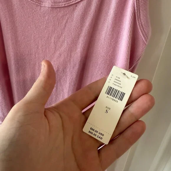 Daily Practice x Anthropologie Half Pipe Mini Dress Rose Pink Coquette Sz Small - Picture 2 of 5